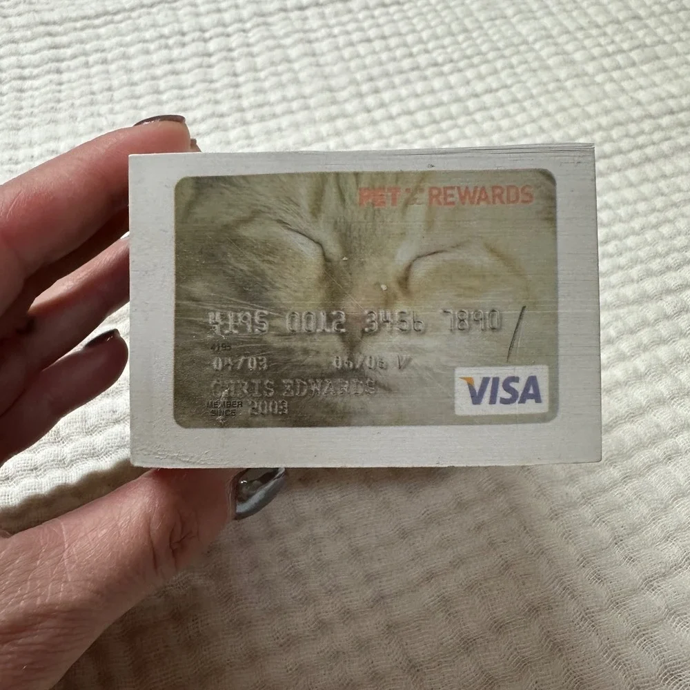 VISA pet rewards card promotional advertising notepad dog cat 3